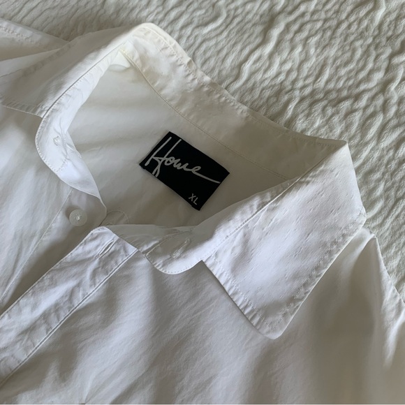 Howe "Creative Workforce" Vintage Lightweight White Button-Up Shirt Unisex Sz XL - Picture 4 of 14